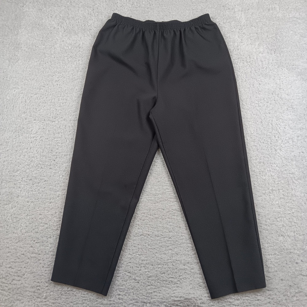 VTG Monterey Canyon Pull On Pant Women 14P Black Elastic Waist 22927